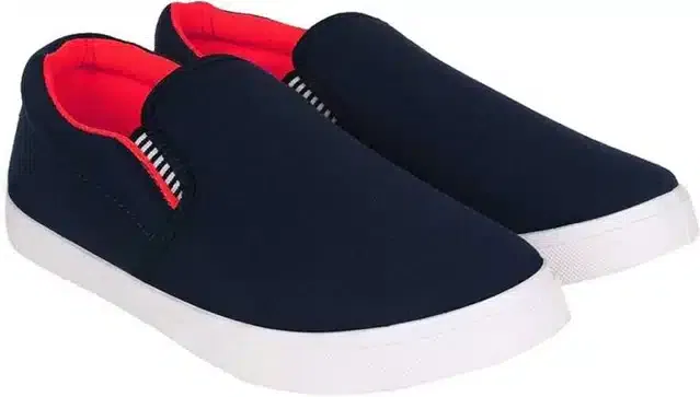 Bersache Lightweight Casual Shoes for Men (Red, 10)