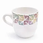Ceramic Tea & Coffee Cup, White, Pack of 6 