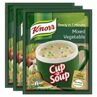 Knorr इंस्टेंट मिक्स्ड वेजिटेबल कप सूप 3X9.5 g 