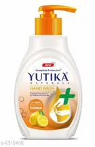 Yutika Complete Protection Lemon Hand Wash (200 ml, Pack of 2)