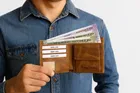PU Leather Men's Wallet – Slim, Bifold Design with Card & Cash Compartments 