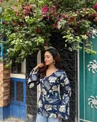 Cotton Kurti with Tie-Ups for Women 