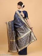 Banarasi Silk Zari Woven Saree for Women 