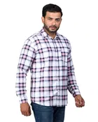 Poly Cotton Full Sleeves Chequered Shirt for Men 