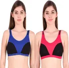 Cotton Blend Non Padded Bra for Women 