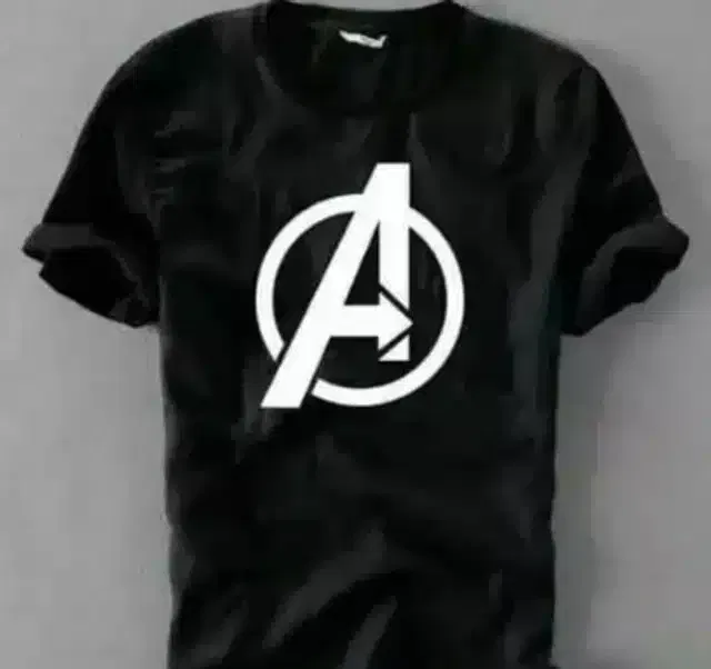 Half Sleeves T-Shirt for Men (Black, M)