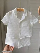 Cotton Shirt and Short Set for Boys 