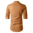 Trendy Cotton Full Sleeves Short Kurta For Men 