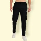Lycra Nylon Logo Printed Track Pant for Men 