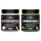 Natural Kaolin Clay & Indigo Leaf Powder for Skin & Hair 