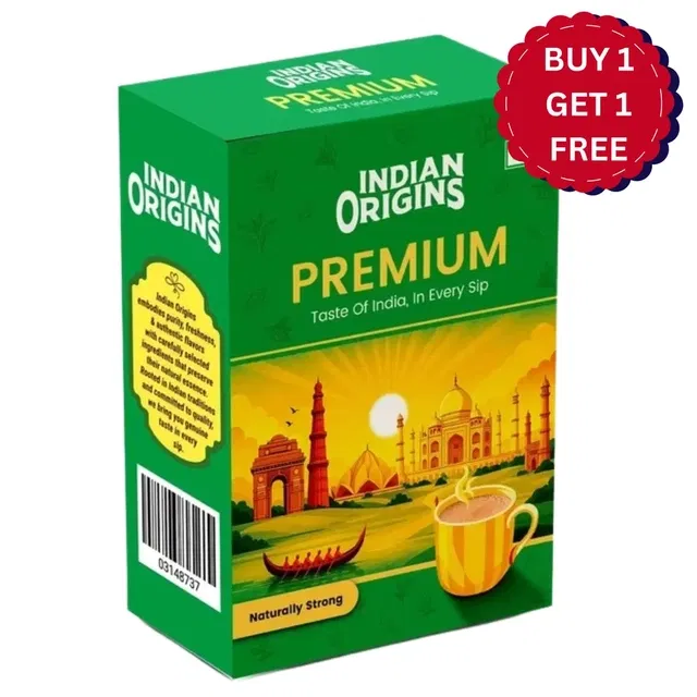 इंडियन ओरिजिन्स प्रीमियम टी 2X500 g (बय 1 गेट 1 फ्री)