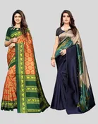 Art Silk Printed Sarees for Women 