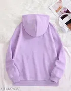 Fleece Hoddie for Women, Lavendar 