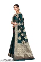 Organza Zari Woven Saree for Women 