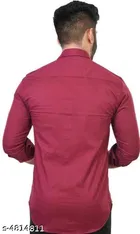 Cotton Blend Solid Shirt for Men, Multicolor, Pack of 2 