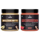 Natural Multani Mitti & Pomegranate Powder for Skin & Hair 