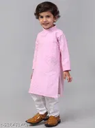 Cotton Kurta with Pyjamas for Boys 