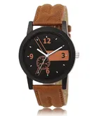 Analog watch for men (Brown ,Pack of 1)