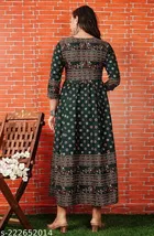 Cotton Printed Anarkali Kurti for Women 