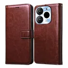 Artificial Leather Mobile Flip Cover for Itel A671Lc / Itel_A80 