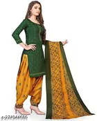 Cotton Printed Salwar Suit for Women 