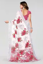 Georgette Printed Saree for Women 