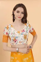 Trendy Zoya Silk Saree with Blouse Piece For Women 