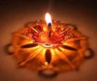 3D Diya Diwali Lights 