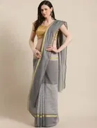 SVB पॉलीकॉटन साड़ी फॉर विमेंस 