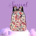 Fabric Backpack Bag, Cream