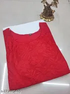 Net Kurti for Women, Red 