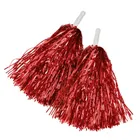 Cheerleading Pom Poms (Red, Pack of 2)