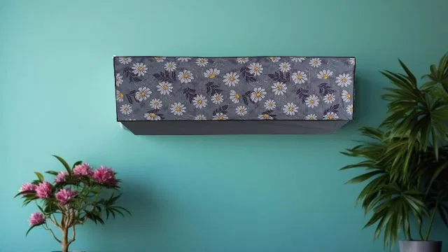 PVC Printed AC Cover (Multicolor, 1.5 Ton)
