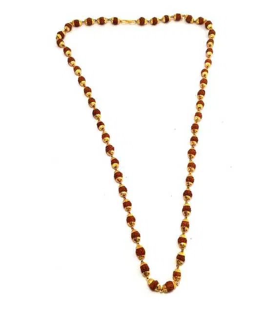 BHARDWAJ RETAILS Art & Jewellers Spiritually Activated Authentic & Original Rudraksh Mala For Men & Women (Assorted) (Pack of 1) (BR40)