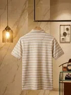Striped Polo T-shirt for Men 