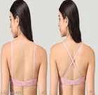 Cotton Blend Solid Lingerie Set for Women 