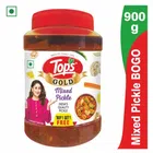 Tops Gold Mixed Pickle 900 g (Buy 1 Get 1 Free)