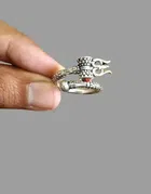 Religious Ring for Men (1 Pc) (Silver)