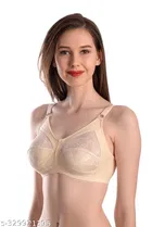 Nylon Bra for Women, Beige 