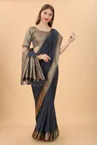 Vichitra Embellished Saree for Women 