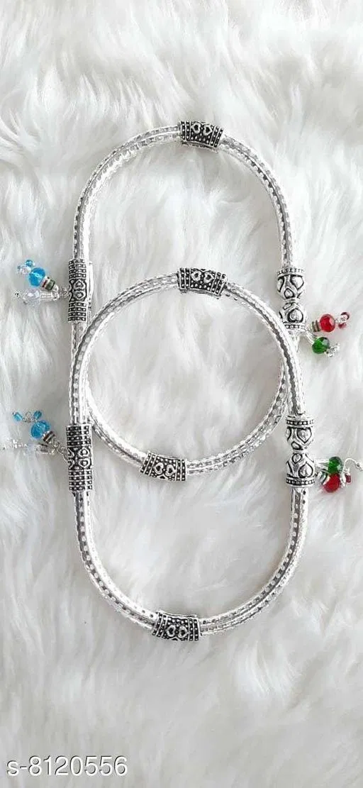 Anklet Silver Free Size Anklets & Toe Rings for Women