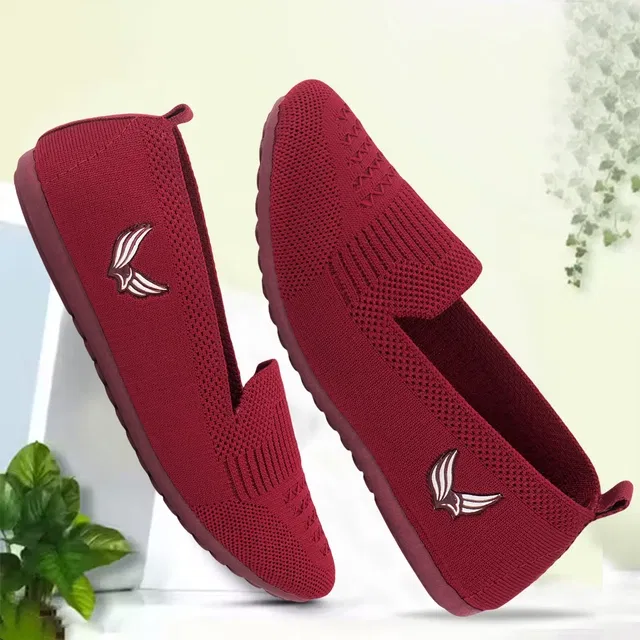 Solid Canvas Bellies for Women (Maroon, 8)