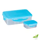 Plastic 2 Containers Lunch Box for Kids 