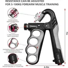 Plactic Hand Gripper For Forarms Exercise, Grey