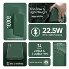 हैमर अल्ट्रा चार्ज 10000mAh 22.5w पावर बैंक 20w पीडी फ़ास्ट चार्जिंग, 3 आउटपुट, 2 इनपुट पोर्ट्स टाइप-सी/पीडी, माइक्रो यूएसबी और कई सुरक्षा परतें 