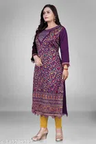 Pashmina Self-Design Kurti for Women 