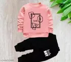Hosiery Cotton Full Sleeves T-Shirt with Pant Clothing Set for Kids 