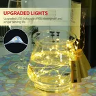 Wine Bottles Cork String Lights - Battery Powered - Warm Light – 
