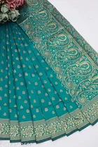 Jacquard Woven Design Saree for Women 