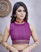 Georgette Printed Saree for Women 